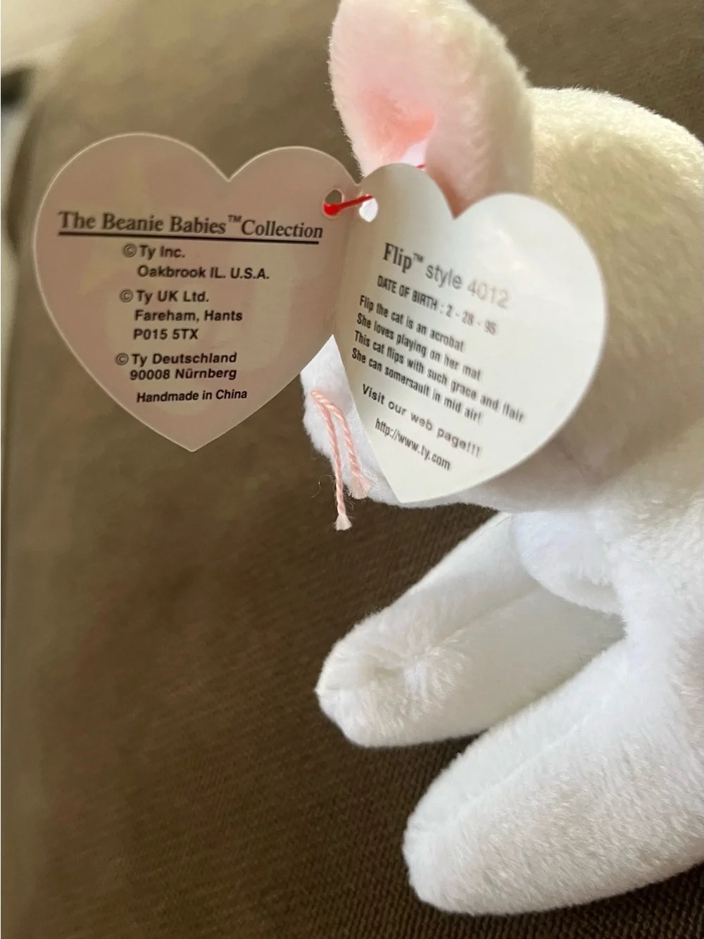 Ty Beanie Babies Flip & Nip Kitty Cats 4th Gen. Beanie’s and Tags are Mint! PVC